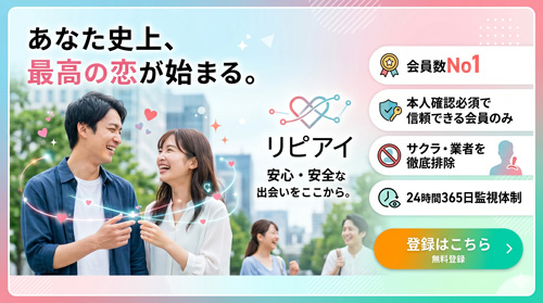 マッチングアプリ、リピアイ